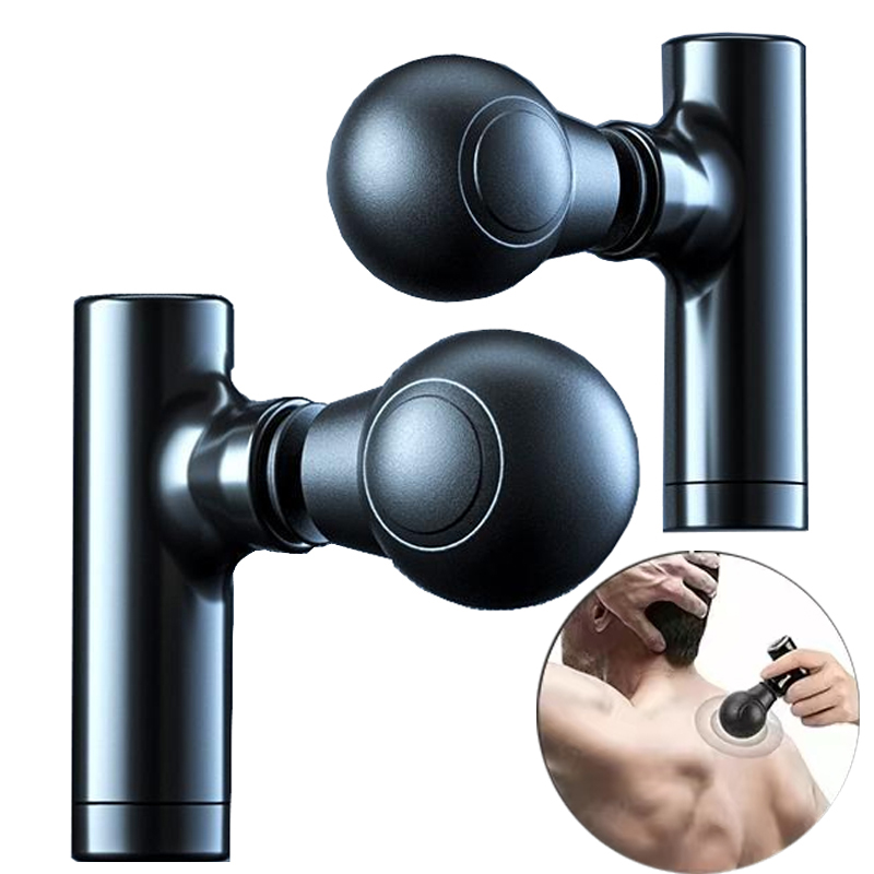 Vibration Massage Gun - 2025 新しい USB ミニマッサージガン筋膜マシン筋肉弛緩振動ガンロッドマッサージフィットネス機器ネックグラブ筋膜ガン