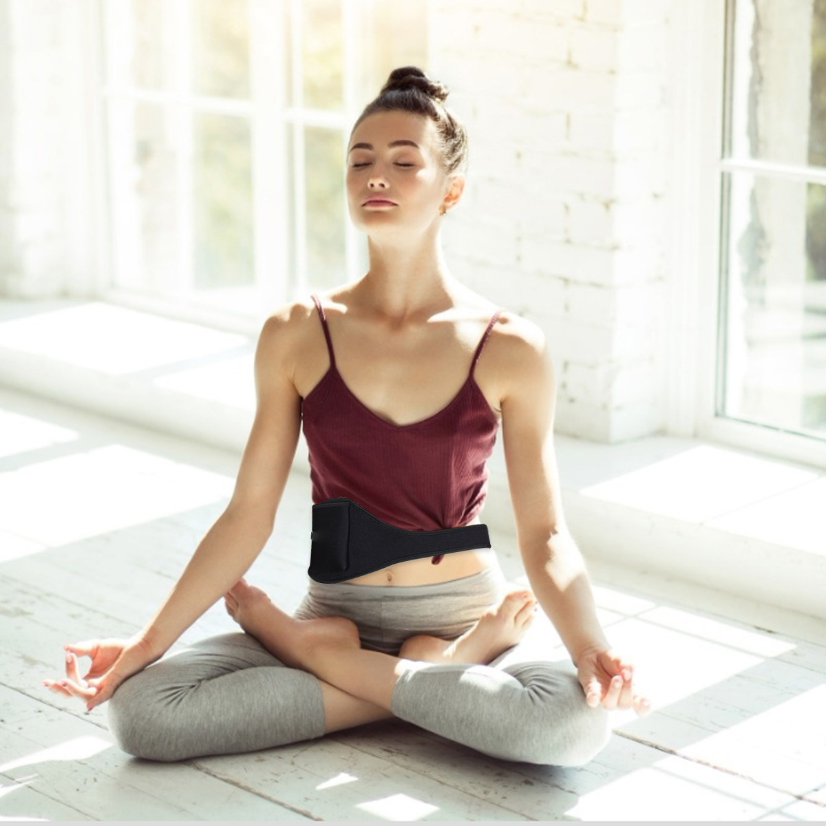 Yoga Fitness Teacher - マイク送信機キャリアベルト フィットネス教師用マイクベルト ピラティス ヨガ ワークアウト用マイク送信機ホルダー
