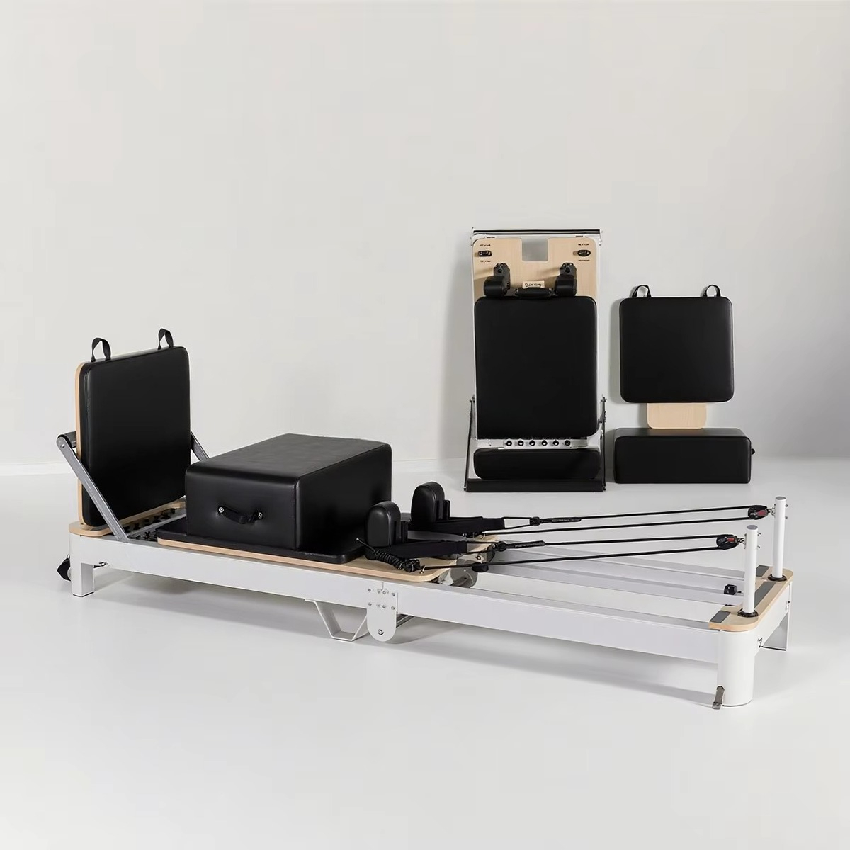 Yoga Fitness Factory - 工場価格高品質フィットネススタジオ木製ピラティスリフォーマー ピラティスリフォーマータワー ヨガボディエクササイズ ピラティスリフォーマー 3in1