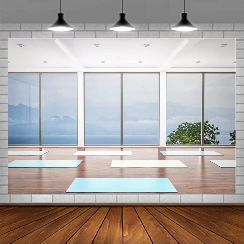 Yoga Fitness Photos - フィットネスヨガ写真撮影用背景幕ジム装飾写真背景ヨガエクササイズバナービデオ撮影ポスター