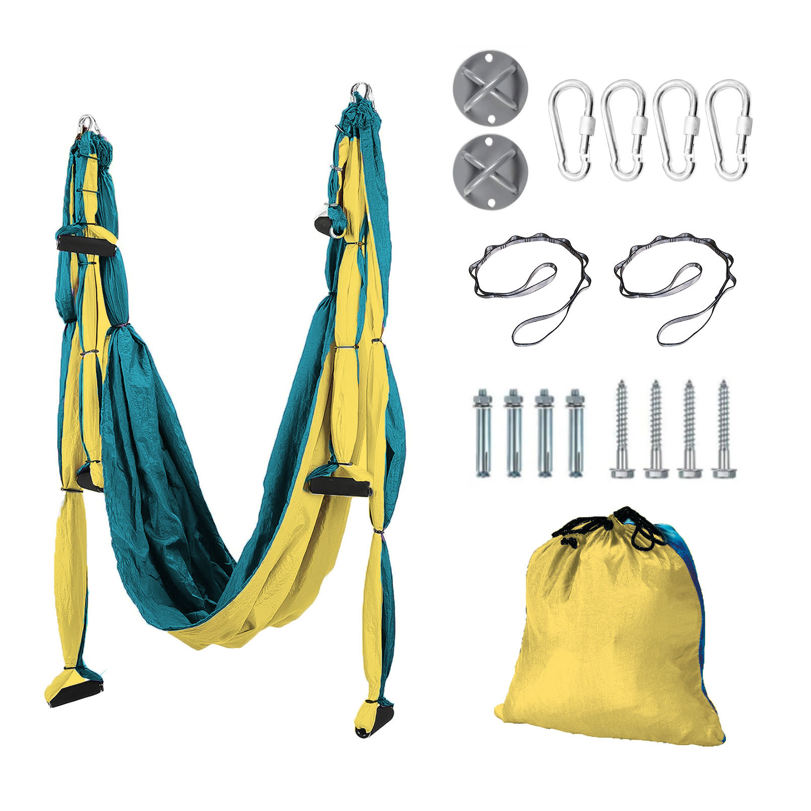 Yoga Swing Aerial - Гамак Для Йоги 空中ヨガハンモック スイングカラー パラシュート布