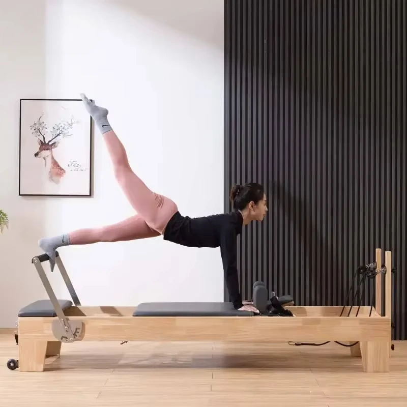 Yoga Fitness Machine - ホームジム プロ仕様 ヨガトレーニングベッド 木製器具 フィットネス バランスエクササイズマシン