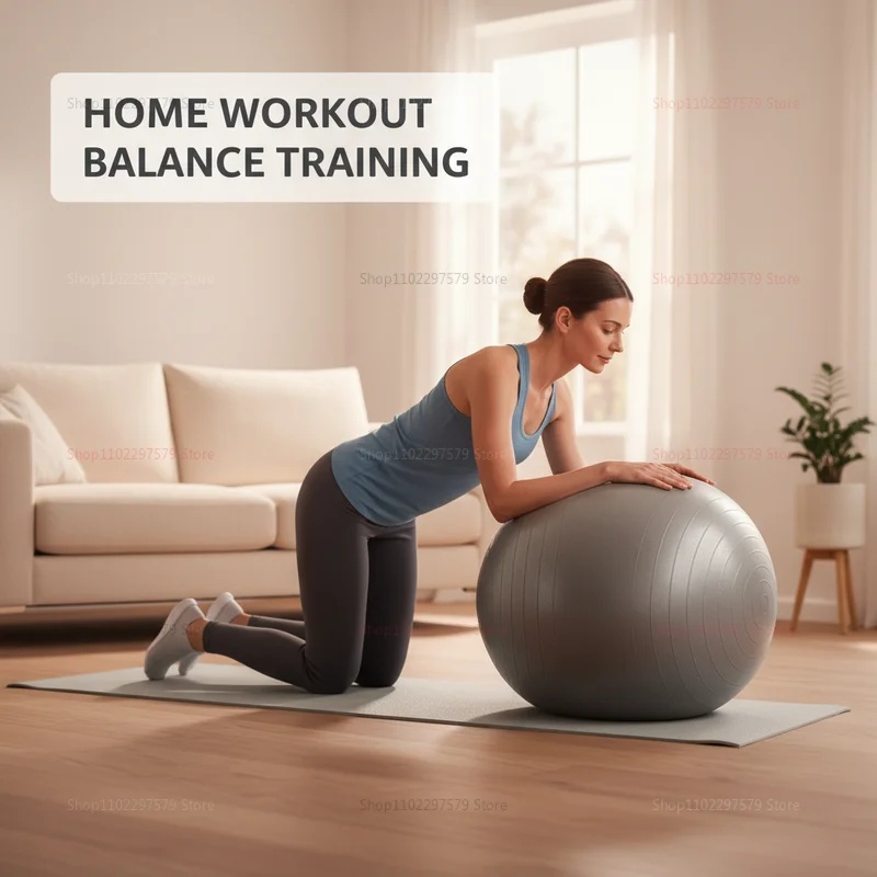 耐爆破ヨガボール（ポンプ付き）厚型エクササイズピラティスボー - Bosu Ball Balance のレビューと価格