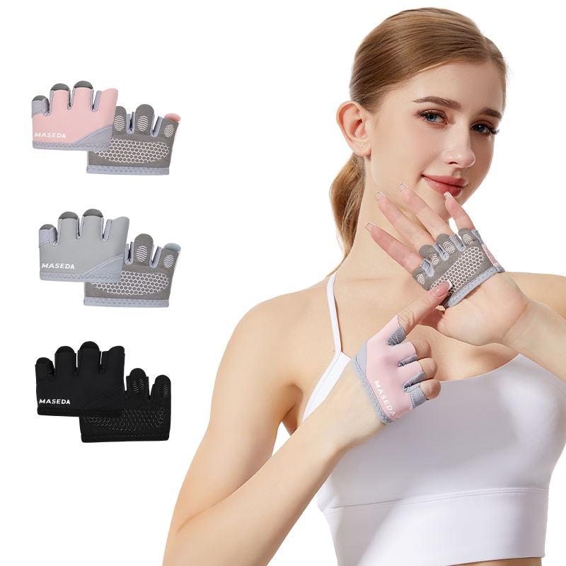 フィットネス用フィンガーレスグローブ：ピラティスやエアリアル - Yoga Fitness Usa のレビューと価格