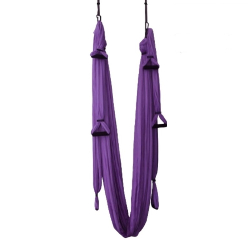 高品質反重力ソフトエアリアルヨガハンモックフライングヨガスイ - Yoga Swing Aerial のレビューと価格