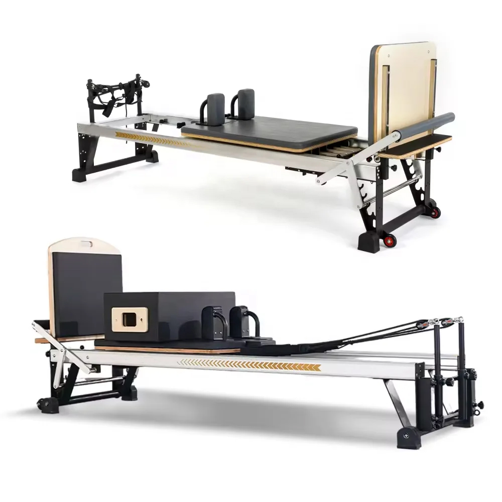 業務用ピラティスリフォーマーマシン工場製アルミ製ピラティス器 - Yoga Fitness Factory のレビューと価格