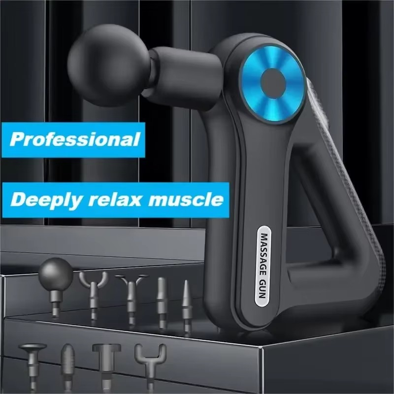ミニ三角筋膜ガン 首頸椎マッサージ 9種類のマッサージヘッド - Vibration Massage Gun のレビューと価格