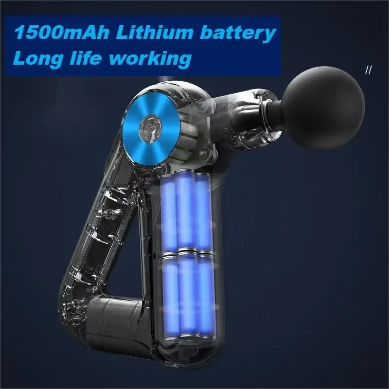 ミニ三角筋膜ガン 首頸椎マッサージ 9種類のマッサージヘッド - Vibration Massage Gun のレビューと価格
