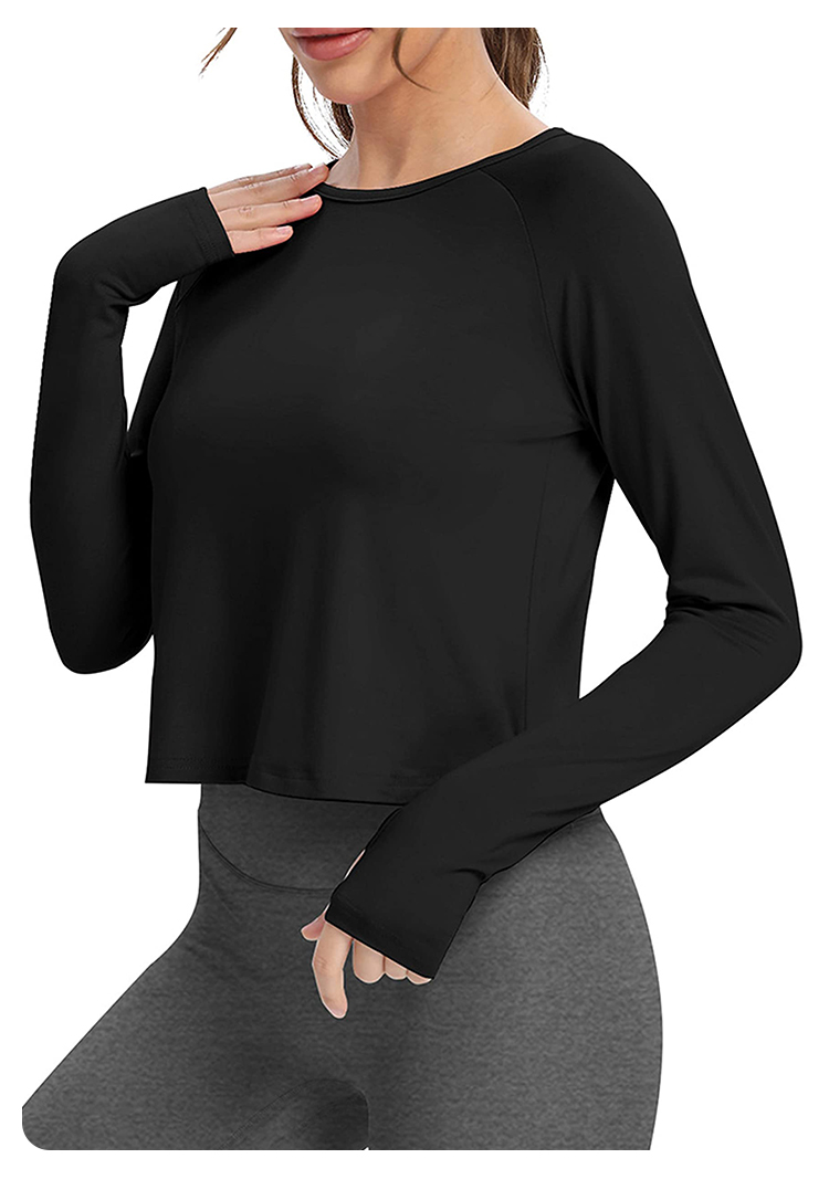 女性用長袖ヨガベスト速乾性通気性スポーツトップ O ネックス - Yoga & Fitness With Faye The Well Being Studio Abbots Langley Reviews のレビューと価格