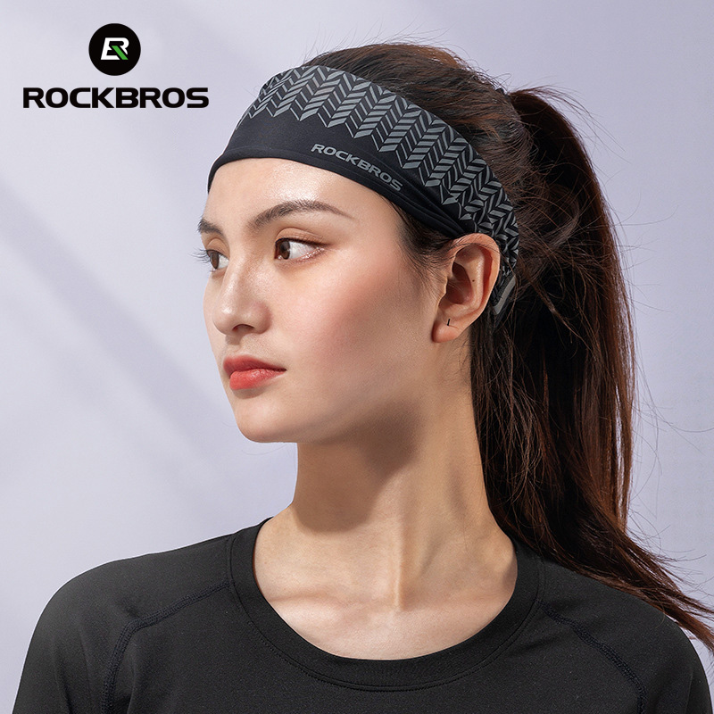 Rockbros スポーツヘッドバンド男性女性ランニング汗止 - Yoga Fitness Stretching Strap のレビューと価格
