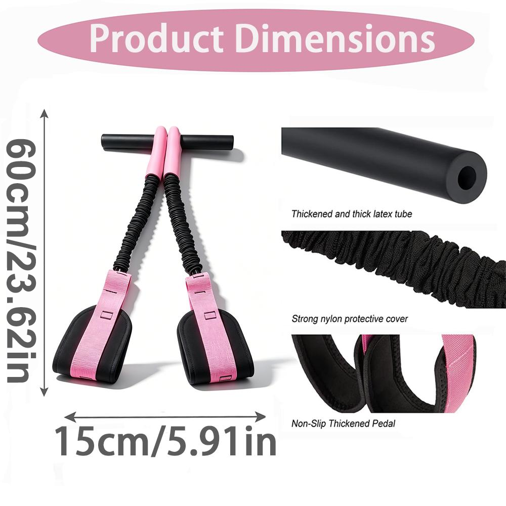 プロ仕様の腹筋運動器具 フィットネス抵抗バンド 弾性多目的ス - Yoga Fitness Stretching Strap のレビューと価格