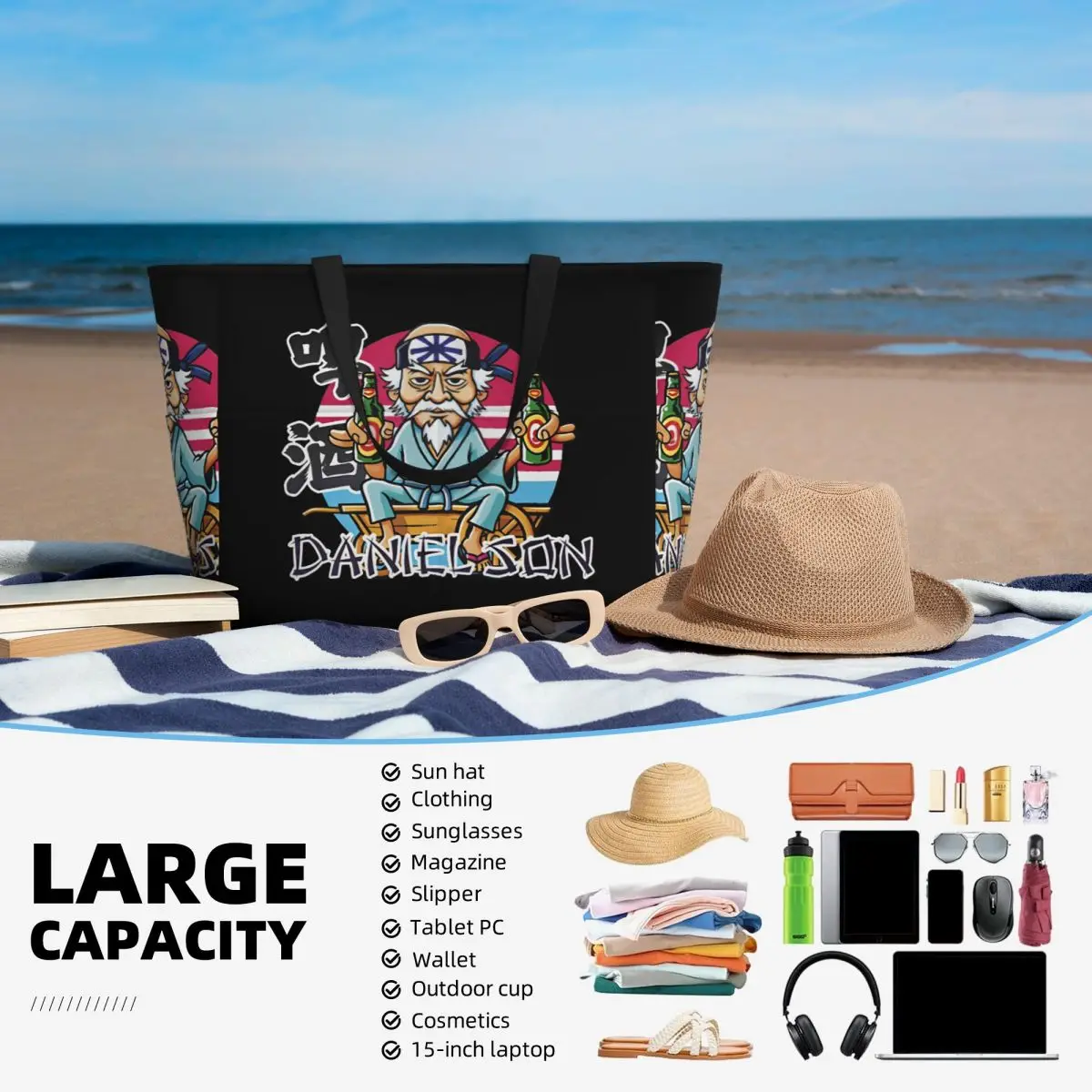 Mashtag Brady Merch ビーチトートバッグ  - Yoga Fitness Merch のレビューと価格