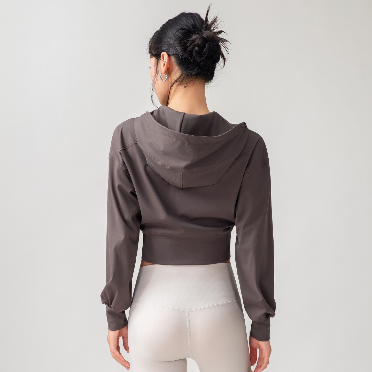 女性用 ソリッドカラー カジュアル スタンドカラー フード付 - Yoga & Fitness With Faye The Well Being Studio Abbots Langley Reviews のレビューと価格