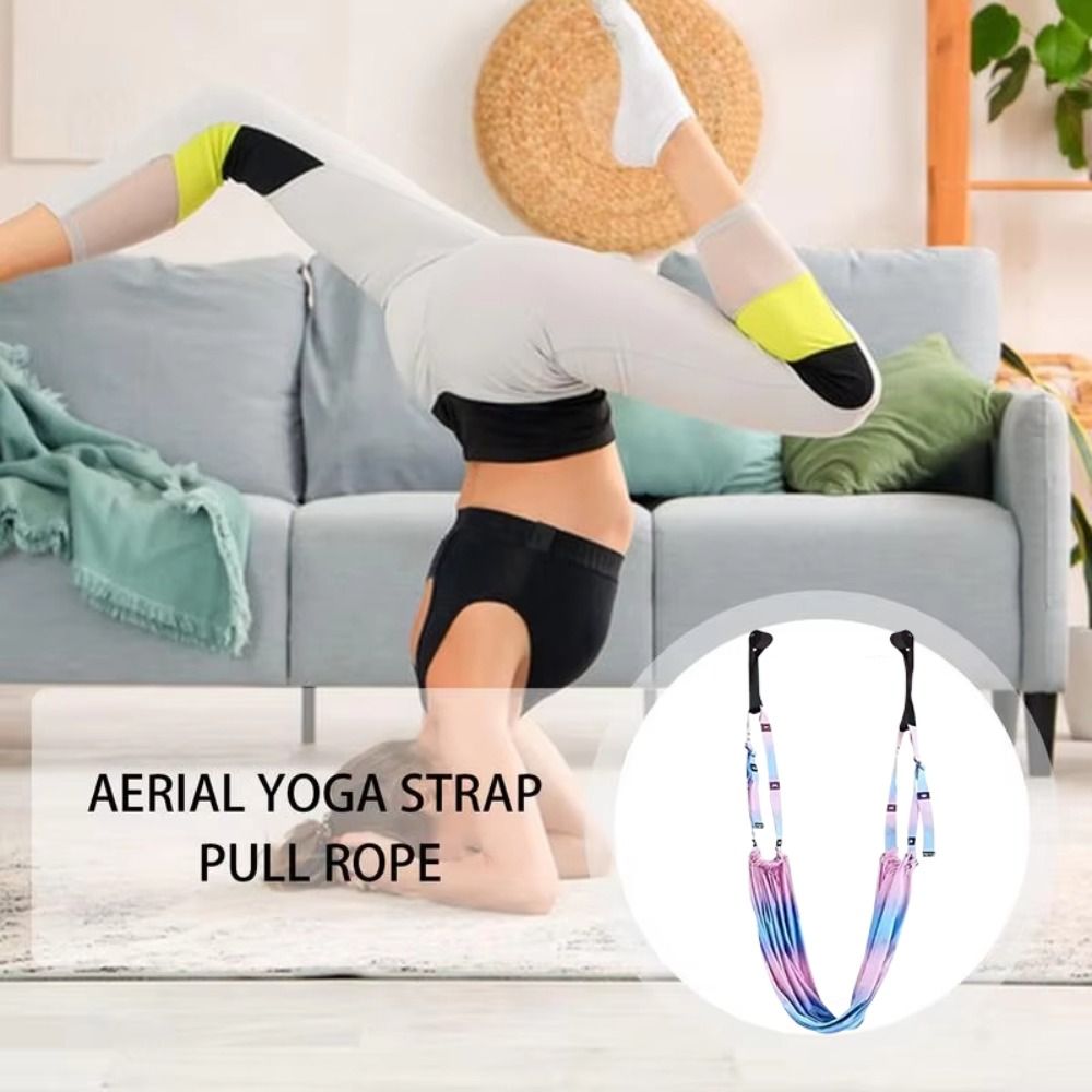 調節可能な女性用エアリアルヨガストラップ、伸縮性のあるドアハ - Yoga Swing Aerial のレビューと価格
