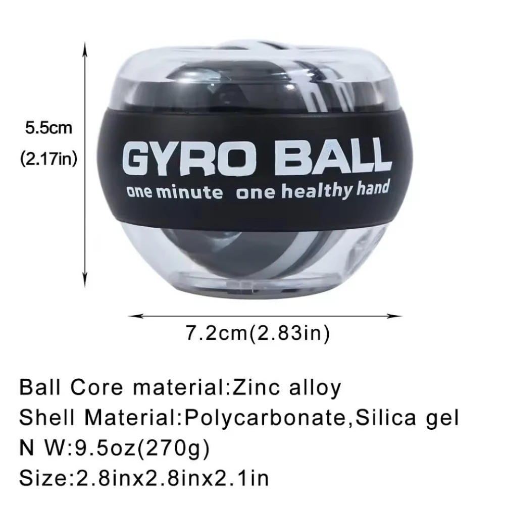 手首エクササイズグリップ強化器 ジャイログリップボール 前腕 - Bosu Ball Balance のレビューと価格