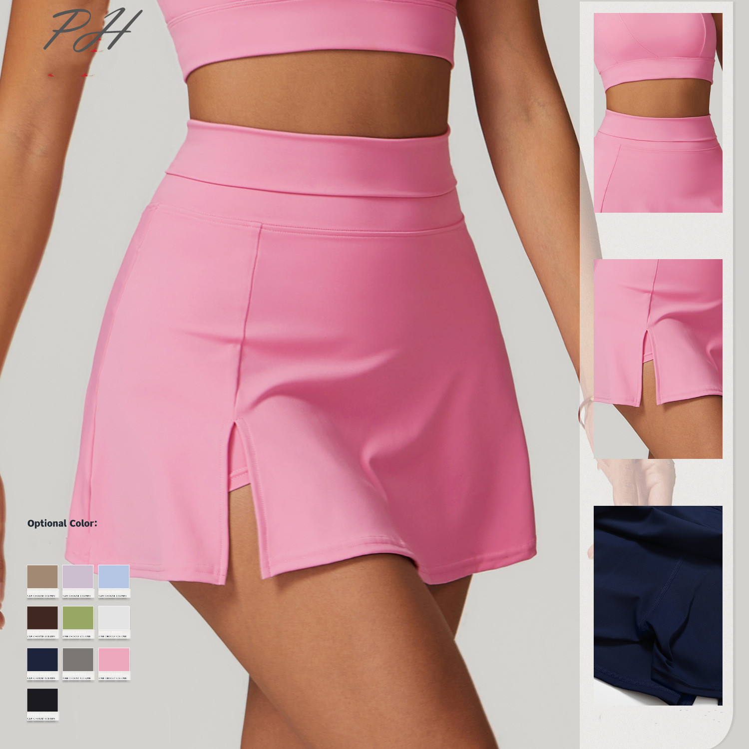 女性用ヨガショートスカートゴルフテニススポーツスカートバドミ - Yoga Fitness Dress のレビューと価格