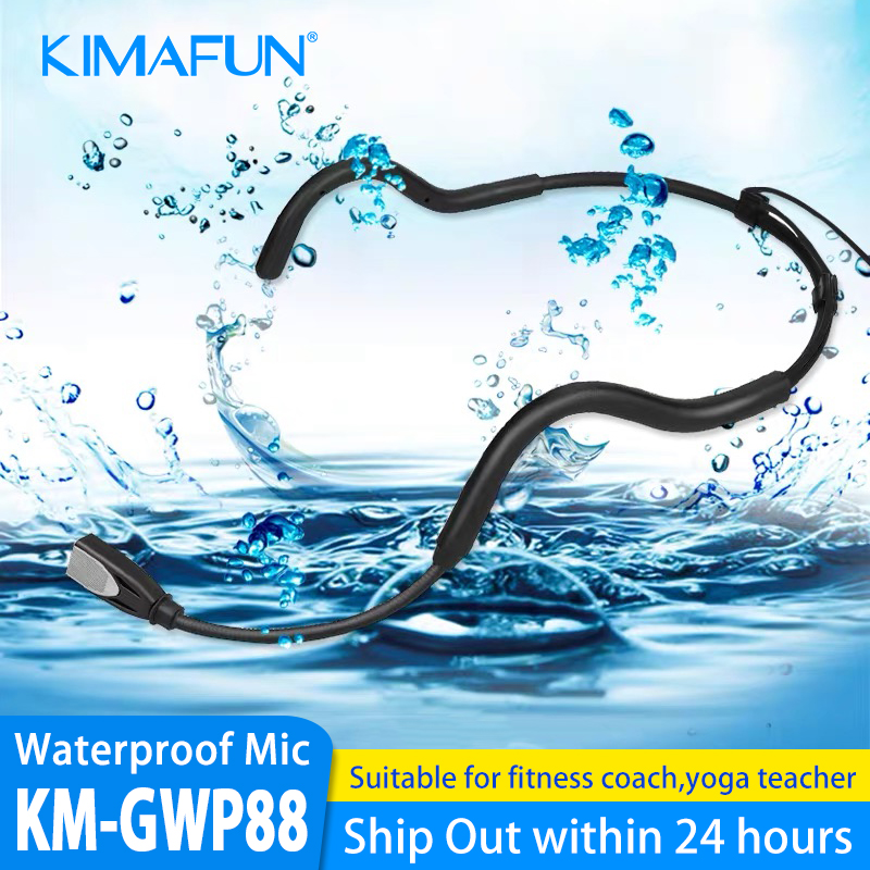 KIMAFUN 2.4G ワイヤレスヘッドセットマイク防水防 - Yoga Fitness Teacher のレビューと価格