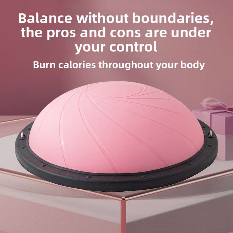 新しい半球形バランスヨガボールボディシェイピングスパイラルテ - Bosu Ball Balance のレビューと価格