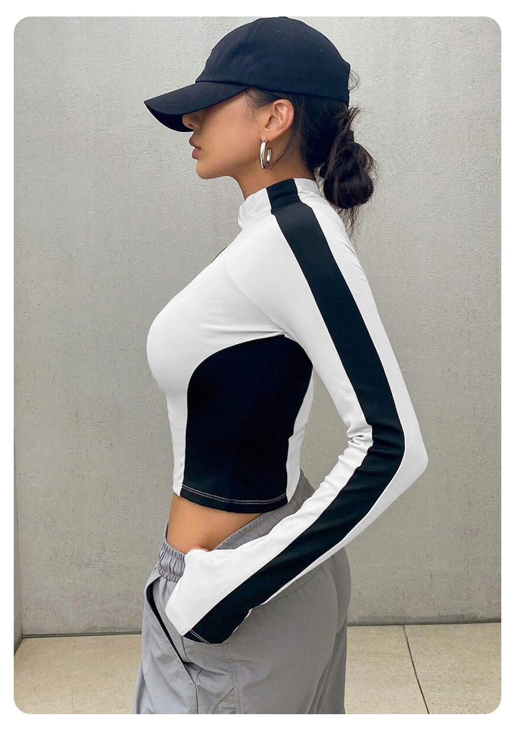 ヨガ服スタンドアップカラージャケットアウトドアスポーツ長袖女 - Yoga Fitness Usa のレビューと価格