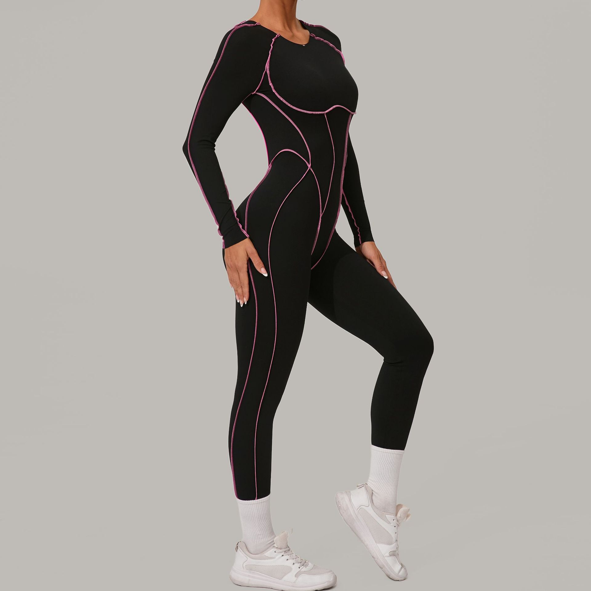 ヨガスーツ スポーツ フィットネス シームレスライン コント - Yoga Fitness Online のレビューと価格