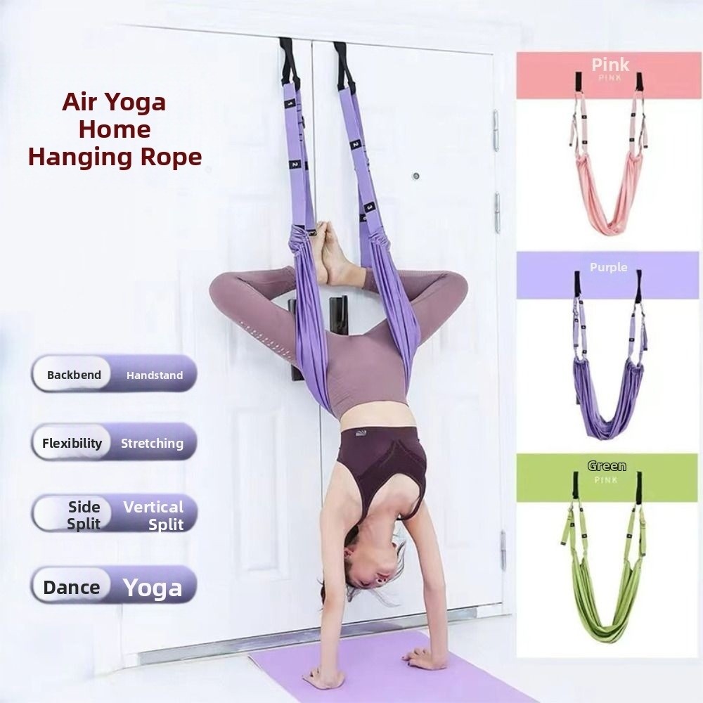 調節可能な女性用エアリアルヨガストラップ、抵抗補助ドア吊り下 - Yoga Swing Aerial のレビューと価格