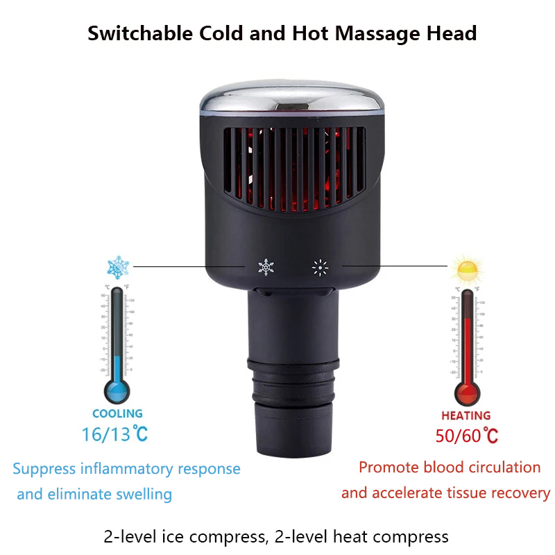 インモーダルガンマッサージヘッド,クールコールド,ユニバーサ - Vibration Massage Gun のレビューと価格