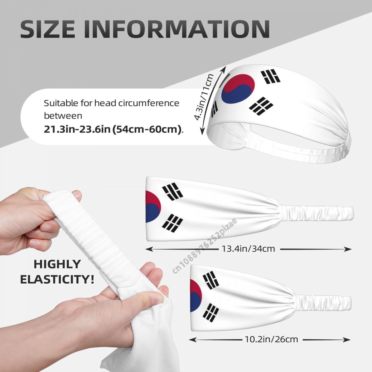 韓国国旗柄 メンズ レディース バンド エラスティック ワイ - Yoga Fitness Stretching Strap のレビューと価格