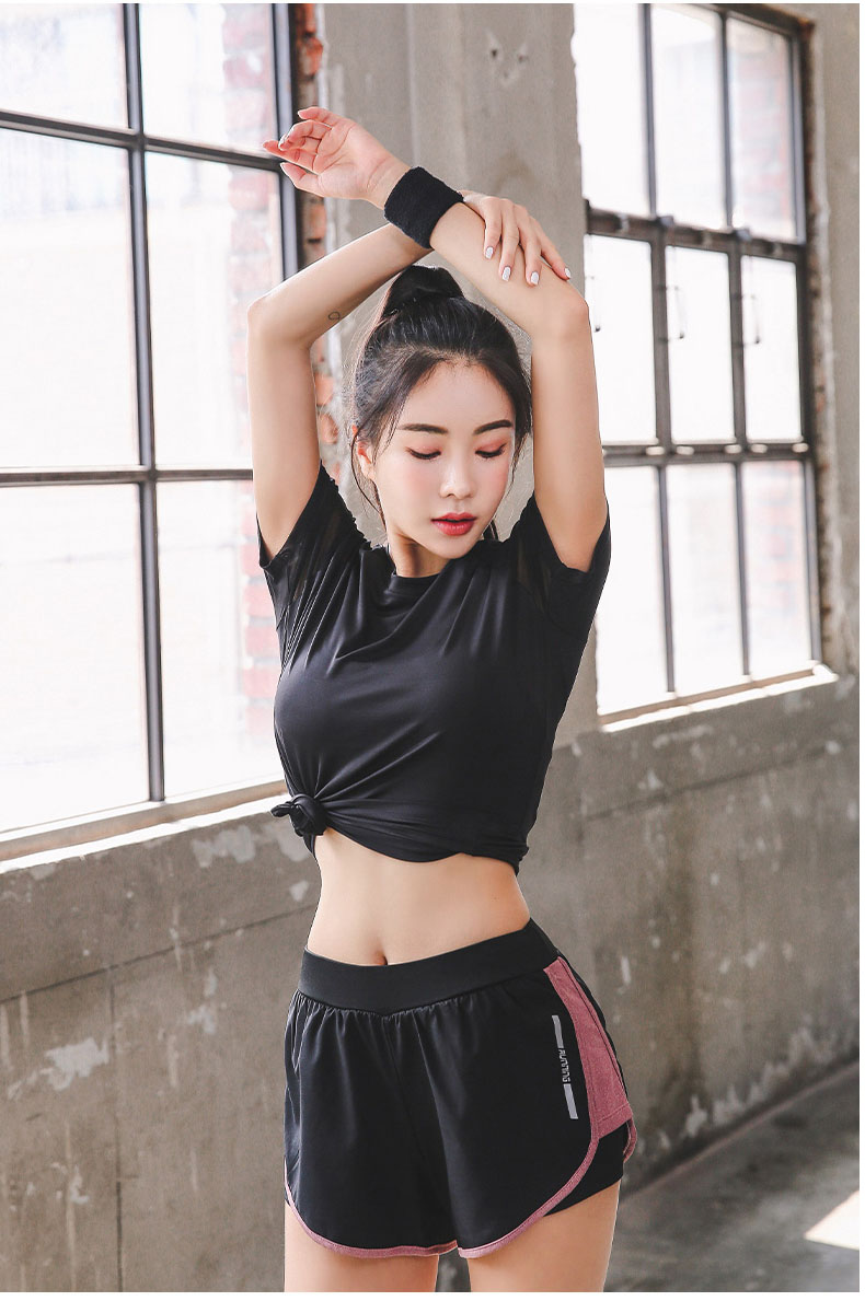 レディースヨガスポーツウェアセット 通気性 速乾性 ランニン - Yoga Fitness Online のレビューと価格