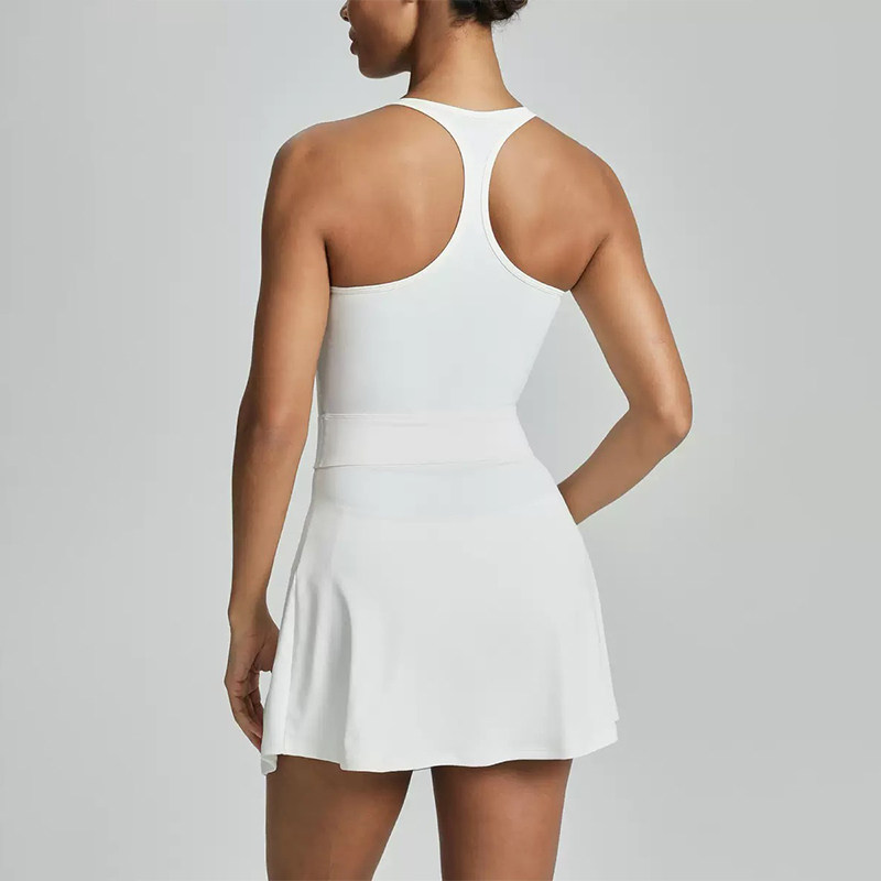 コントラストカラーのジム用アンチエクスポーズボトムス、スポー - Yoga Fitness Dress のレビューと価格