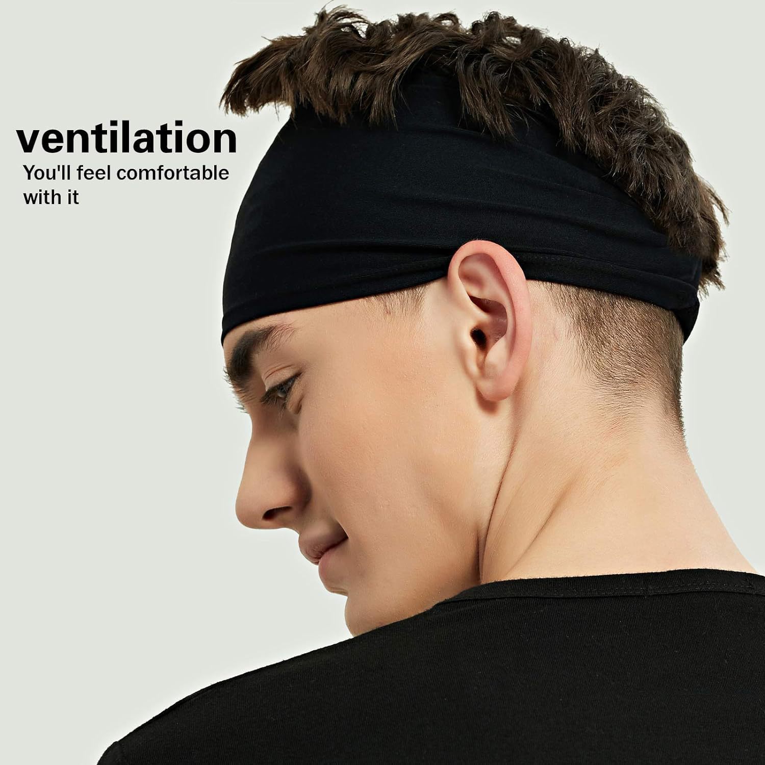 スポーツヘッドバンドランニングフィットネス汗止めバンド弾性吸 - Yoga Fitness Stretching Strap のレビューと価格