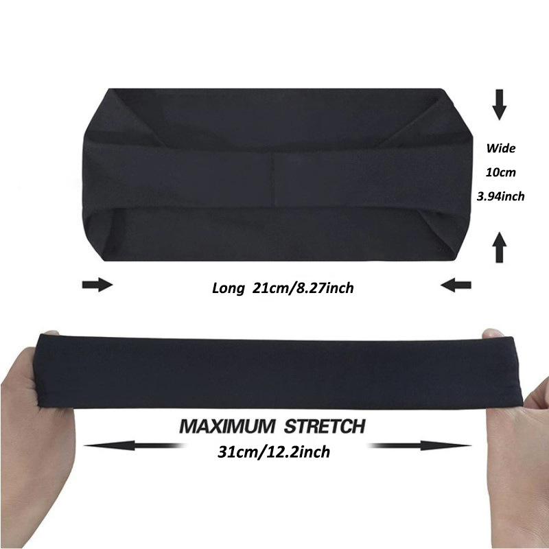 スポーツヘッドバンドランニングフィットネス汗止めバンド弾性吸 - Yoga Fitness Stretching Strap のレビューと価格