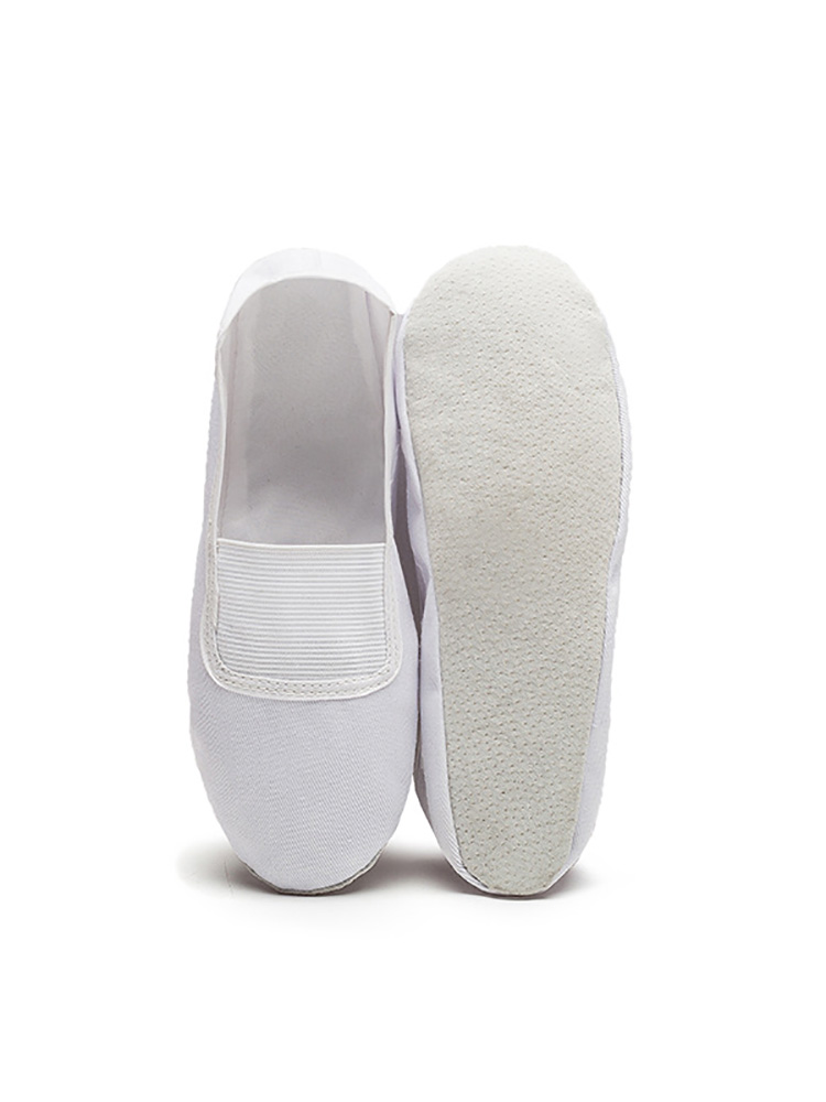 USHINE EU22-45 全体レザーソール黒、白フラット - Yoga Fitness Teacher のレビューと価格