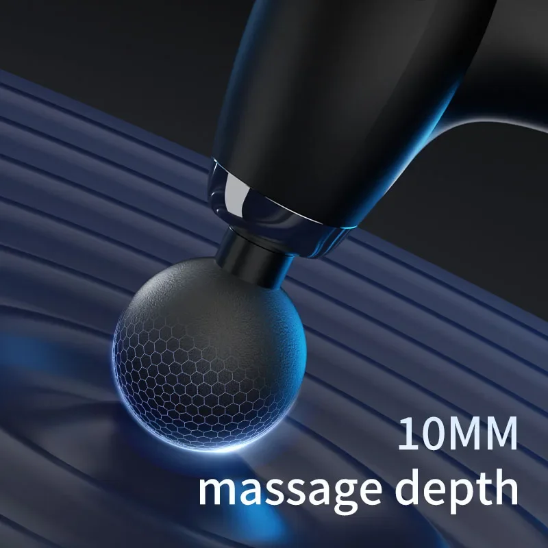 多機能筋膜ガン、延長ハンドル付きパーカッションバックマッサー - Vibration Massage Gun のレビューと価格