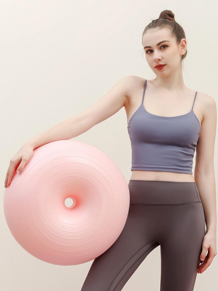 新しいピラティス ドーナツ ヨガ ボールは厚く、爆発防止、ス - Yoga Fitness Apple のレビューと価格