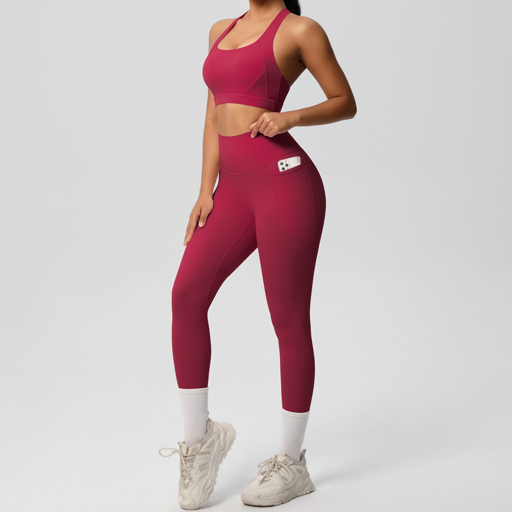 パッド入りクロスショルダーストラップヨガブラランニングスポー - Yoga Fitness Stretching Strap のレビューと価格